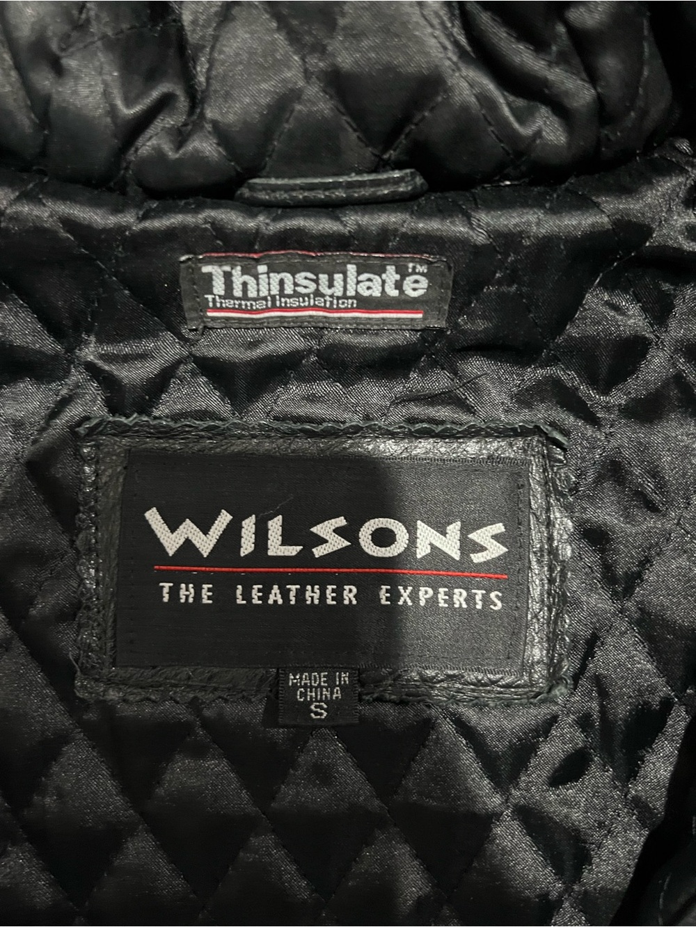 Vintage Wilsons Leather Zip Up Hooded Long Jacket Small